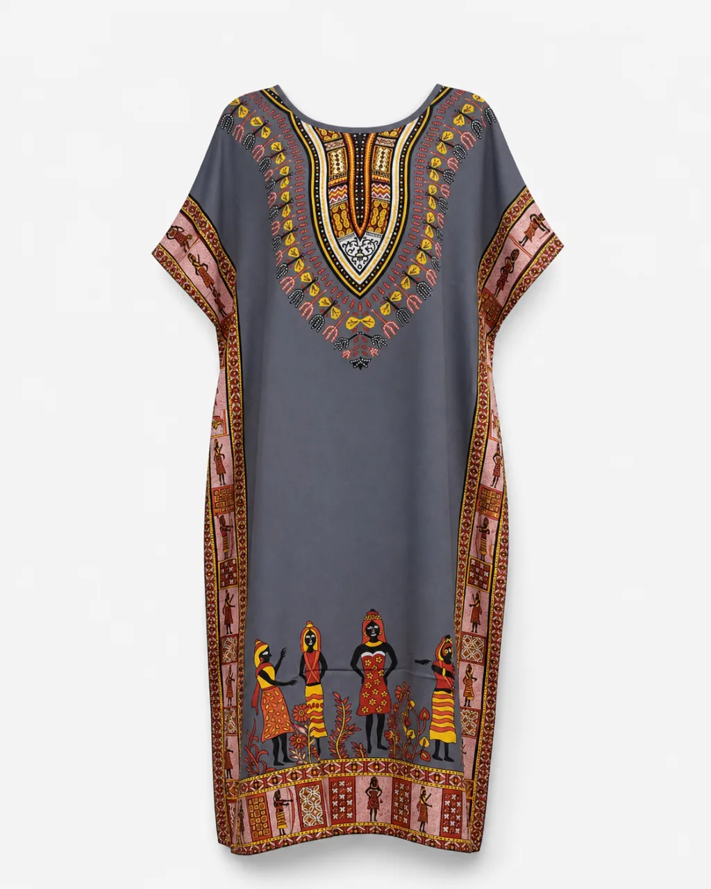Kaftan Dashiki Print Dress