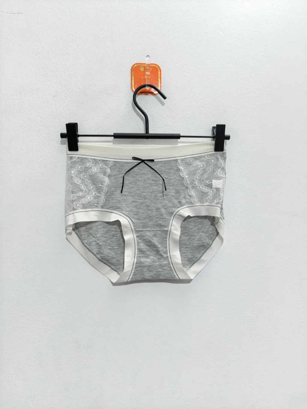 Women's Lace-Panel Ribbed Panty - Style 6773