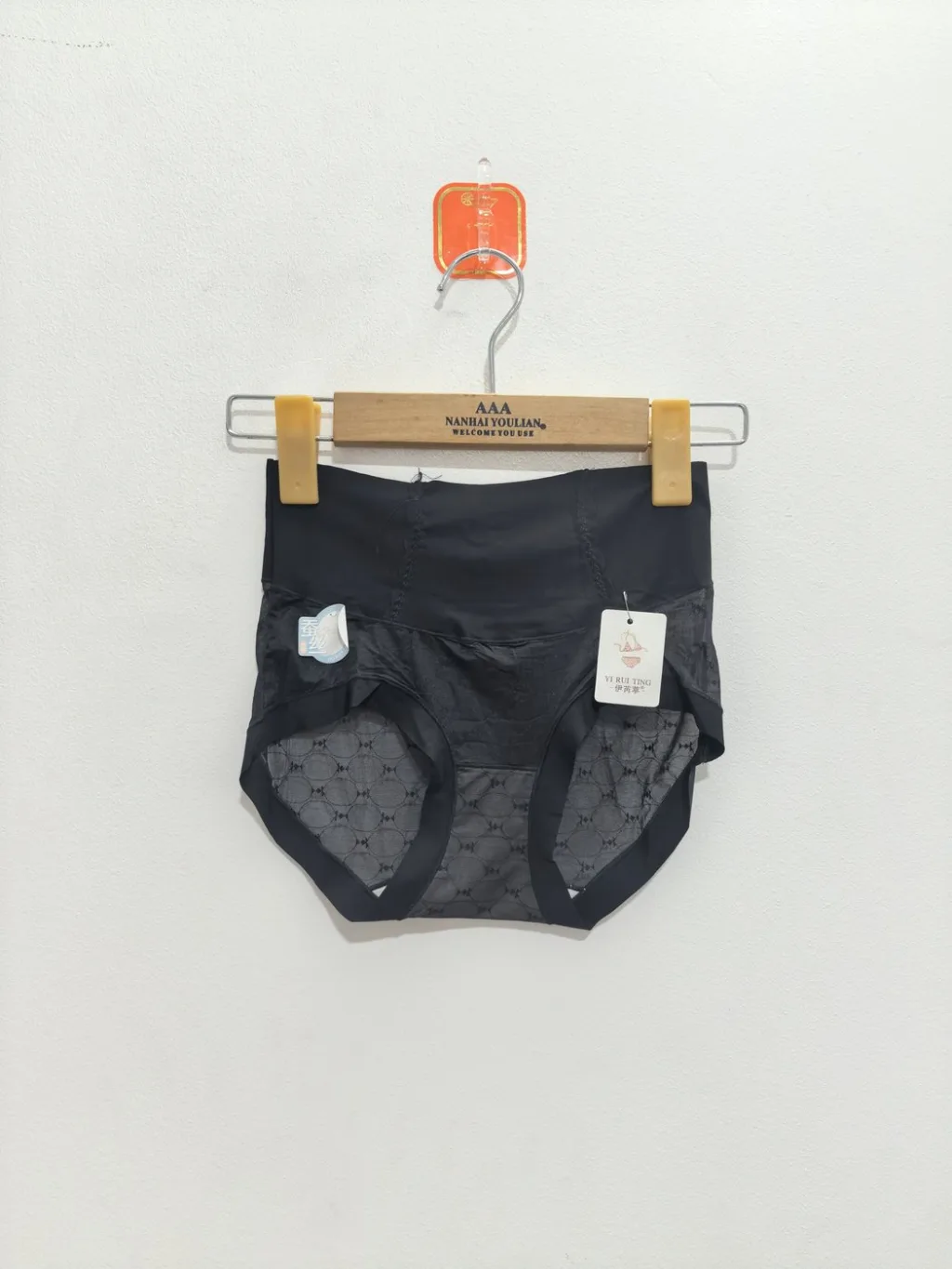 Women's Mesh-Panel High-Waist Briefs - Style 1001