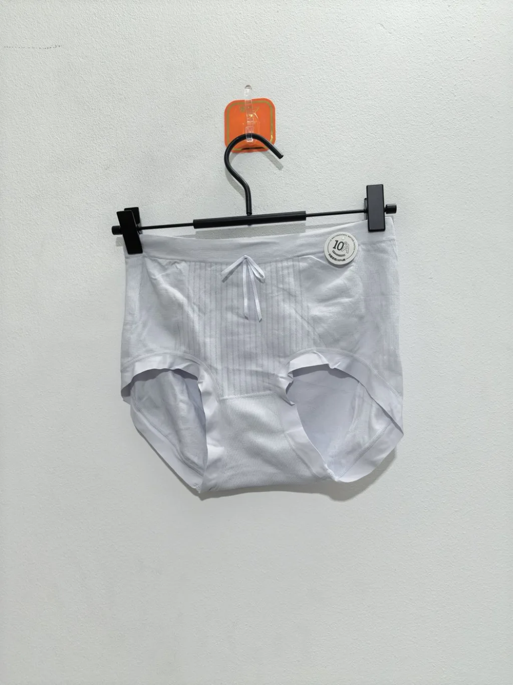 Women's Ribbed-Panel Bow High-Waist Briefs - Style 5005