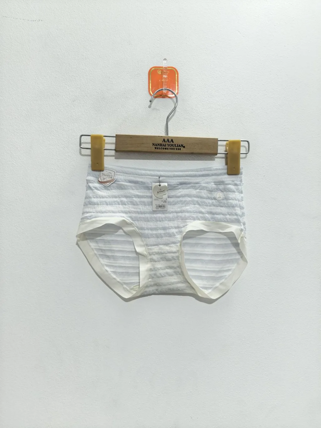 Women's Sheer-Stripe High-Waist Briefs - Style 9345
