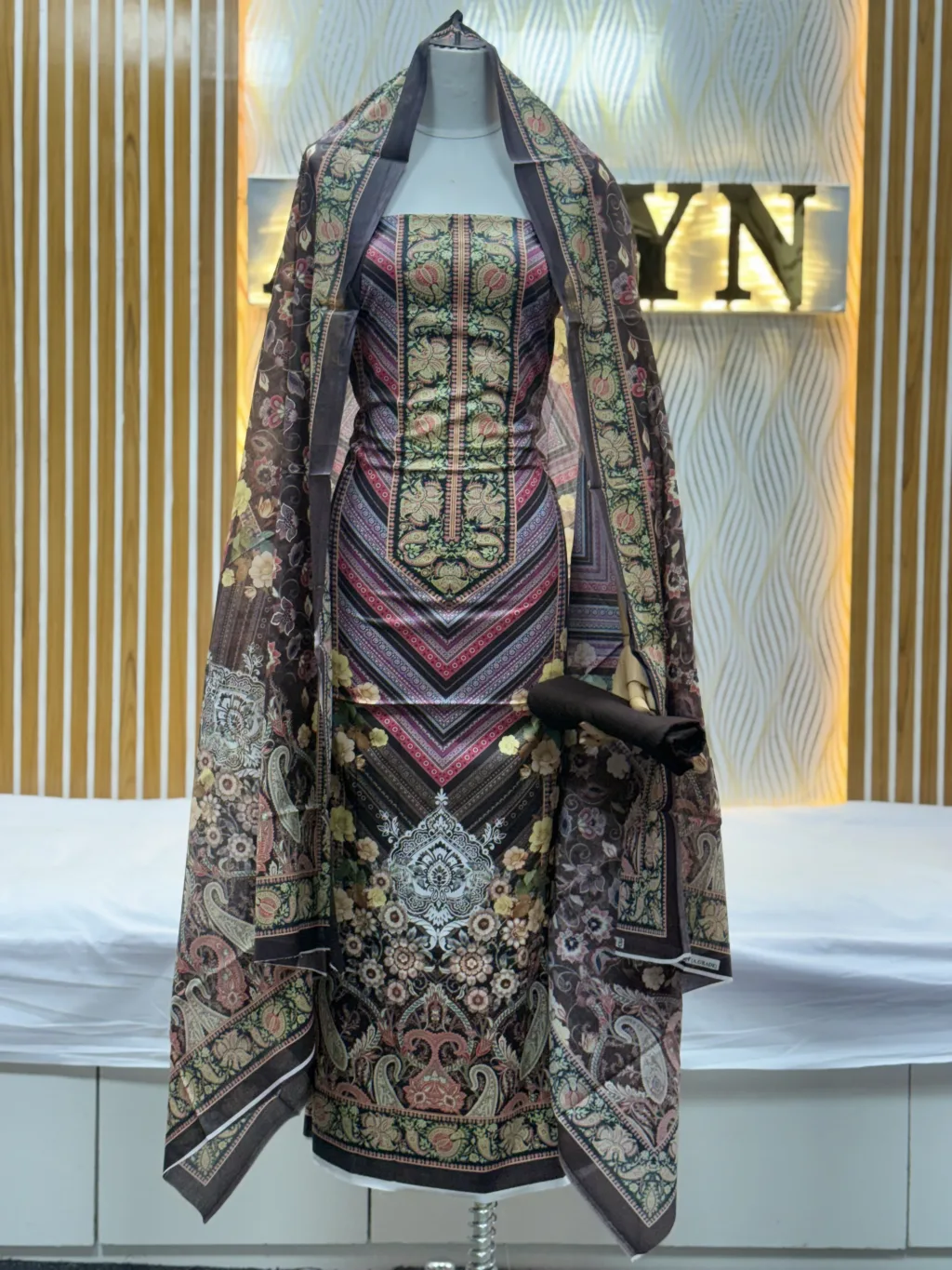 Zam Zam Purple Chevron Paisley