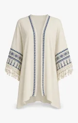 Embroidered Kimono Jacket - image 3