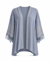 Embroidered Kimono Jacket - image 2