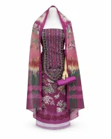Zam Zam Magenta Ikat Bloom - image 2