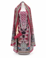 Zam Zam Crimson Damask Lace - image 2