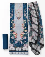 Zam Zam Indigo Damask Whisper - image 1
