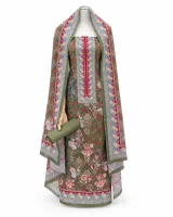 Zam Zam Olive Scalloped Charm - ছবি 2