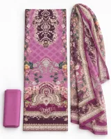 Zam Zam Lilac Damask Melody - ছবি 1