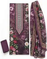 Zam Zam Teal Damask Medallion - ছবি 1
