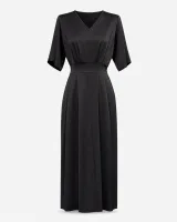 Kimono Sleeve V-Neck Maxi - image 1