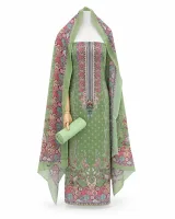 Zam Zam Sage Paisley Border - image 2