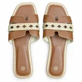 Decorative Strap Slide Sandals - ছবি 1
