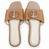 Embellished Slide Sandals - ছবি 3