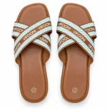 Cross-Strap Slide Sandals - ছবি 3
