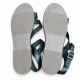 Buckle-Ankle Strappy Flat Sandals - ছবি 4