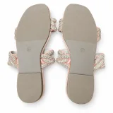 Rhinestone Chain-Link Double-Strap Slides - ছবি 2