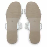 Rhinestone Chain-Link Double-Strap Slides - ছবি 8