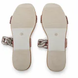 Rhinestone Chain-Link Double-Strap Slides - ছবি 6