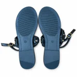 Embellished Toe-Post Ankle-Strap Sandals - ছবি 2