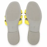 Chain-Detail Cross-Strap Flat Slides - ছবি 8