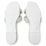 Oval Rhinestone Double-Strap Slides - ছবি 6