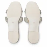 Oval Rhinestone Double-Strap Slides - ছবি 4