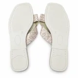 Glitter Cross-Strap Flat Slides - ছবি 8