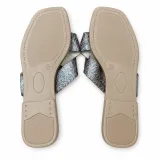 Glitter Cross-Strap Flat Slides - ছবি 6