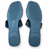 Double-Buckle Cross-Strap Flat Slides - ছবি 2