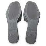 Square-Buckle Cross-Strap Flat Slides - ছবি 6