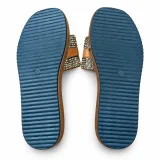 Rhinestone Double-Band Buckle Slides - ছবি 2
