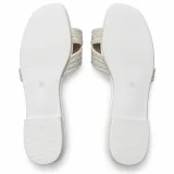 Floral Rhinestone Flat Slide Sandals - ছবি 2