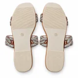 Rhinestone Chain-Link Double-Strap Slides - ছবি 2