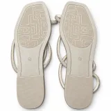 Slim-Strap Embellished Flat Sandals - ছবি 6