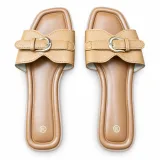 Double-Band Buckle Flat Slides - ছবি 7