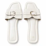 Double-Band Buckle Flat Slides - ছবি 3