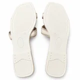 Looped Cross-Strap Flat Slide Sandals - ছবি 4