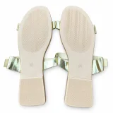 Metallic Double-Buckle Flat Slides - ছবি 6