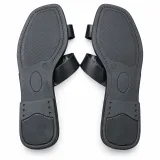 Double-Buckle Cross-Strap Flat Slides - ছবি 2
