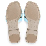 Woven Cross-Strap Flat Slide Sandals - ছবি 2