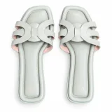 Looped Strap Flat Slide Sandals - ছবি 7