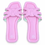 Looped Strap Flat Slide Sandals - ছবি 3