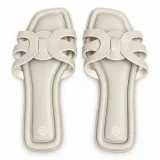 Looped Strap Flat Slide Sandals - ছবি 5