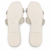 Oval Rhinestone Double-Strap Slides - ছবি 4