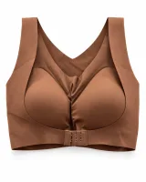 Padded Bra with Wide Straps and Hook-and-Eye Closure - image 5