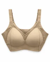 Textured Molded-Cup Bra with Adjustable Straps - ছবি 1
