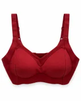 Textured Molded-Cup Bra with Adjustable Straps - ছবি 3