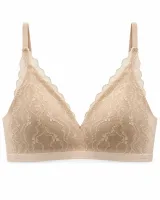 Floral Lace V-Neck Bralette - ছবি 3