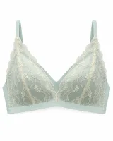 Floral Lace V-Neck Bralette - ছবি 7